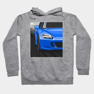 Honda S2000 AP2 Rolling - Apex Blue Hoodie